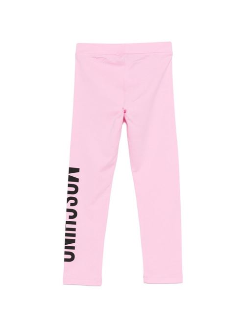 Leggings bambina Moschino basic rosa MOSCHINO KID-TEEN | HDP075LBA0051473